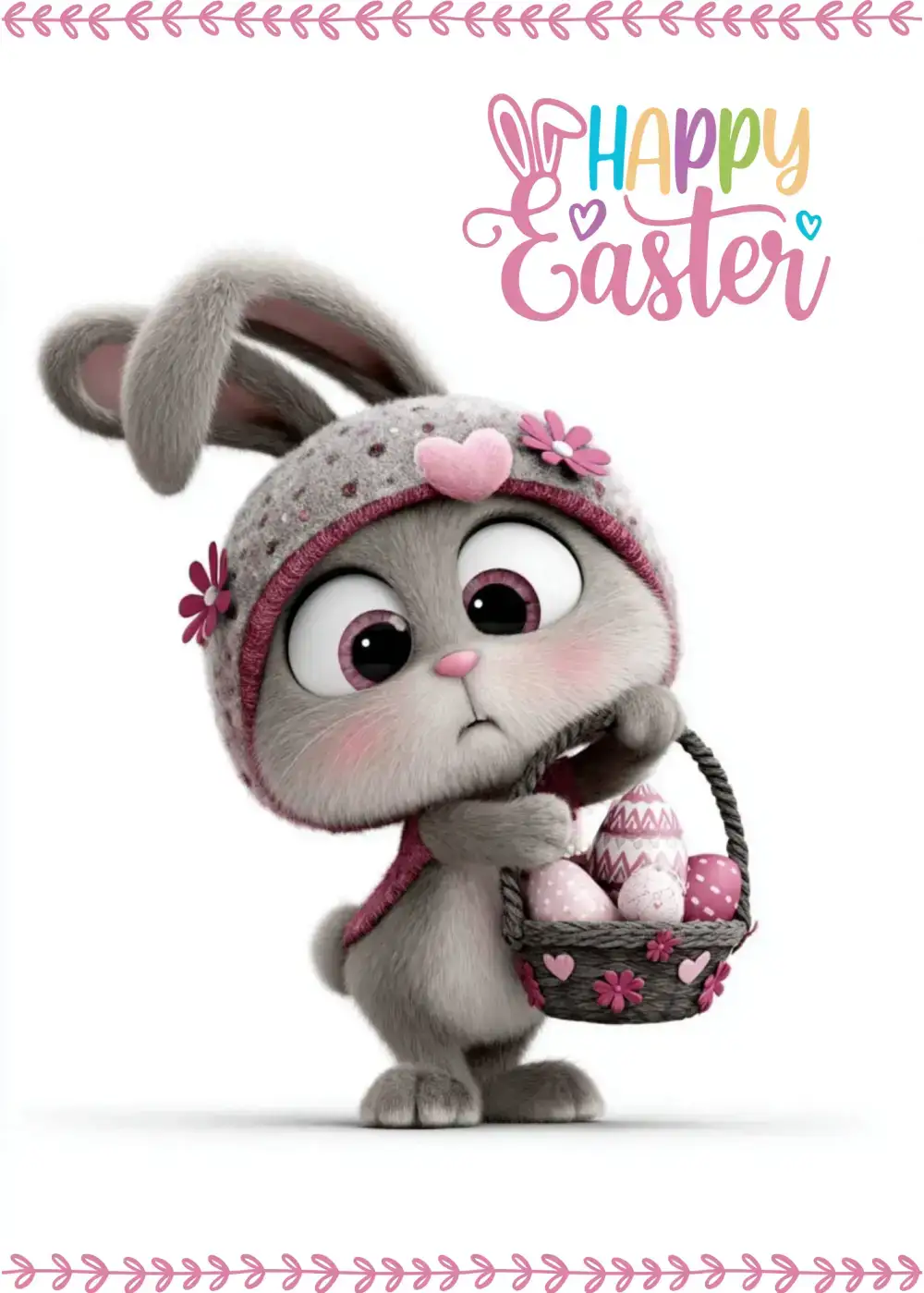 Cute Easter Bunny - free ecard